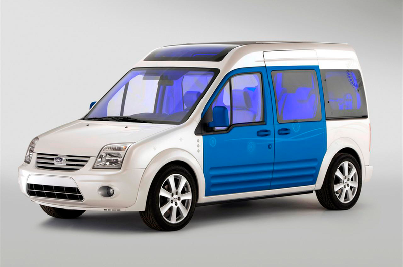Illustration for article titled Ford Transit Connect Family One Concept: A Mini-Minivan For The Kids